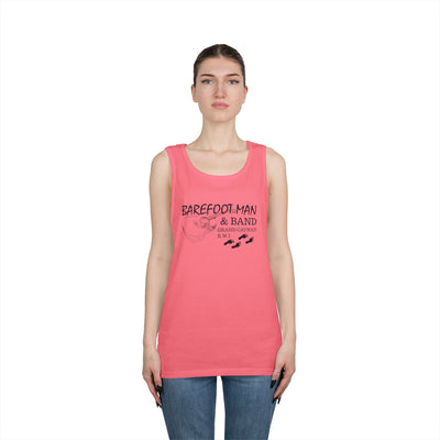 Retro Barefoot Man & Band Unisex Heavy Cotton Tank