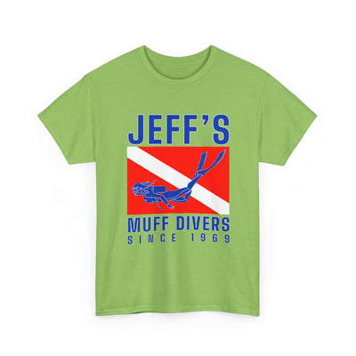 Jeff's Muff Divers Unisex Heavy Cotton Tee