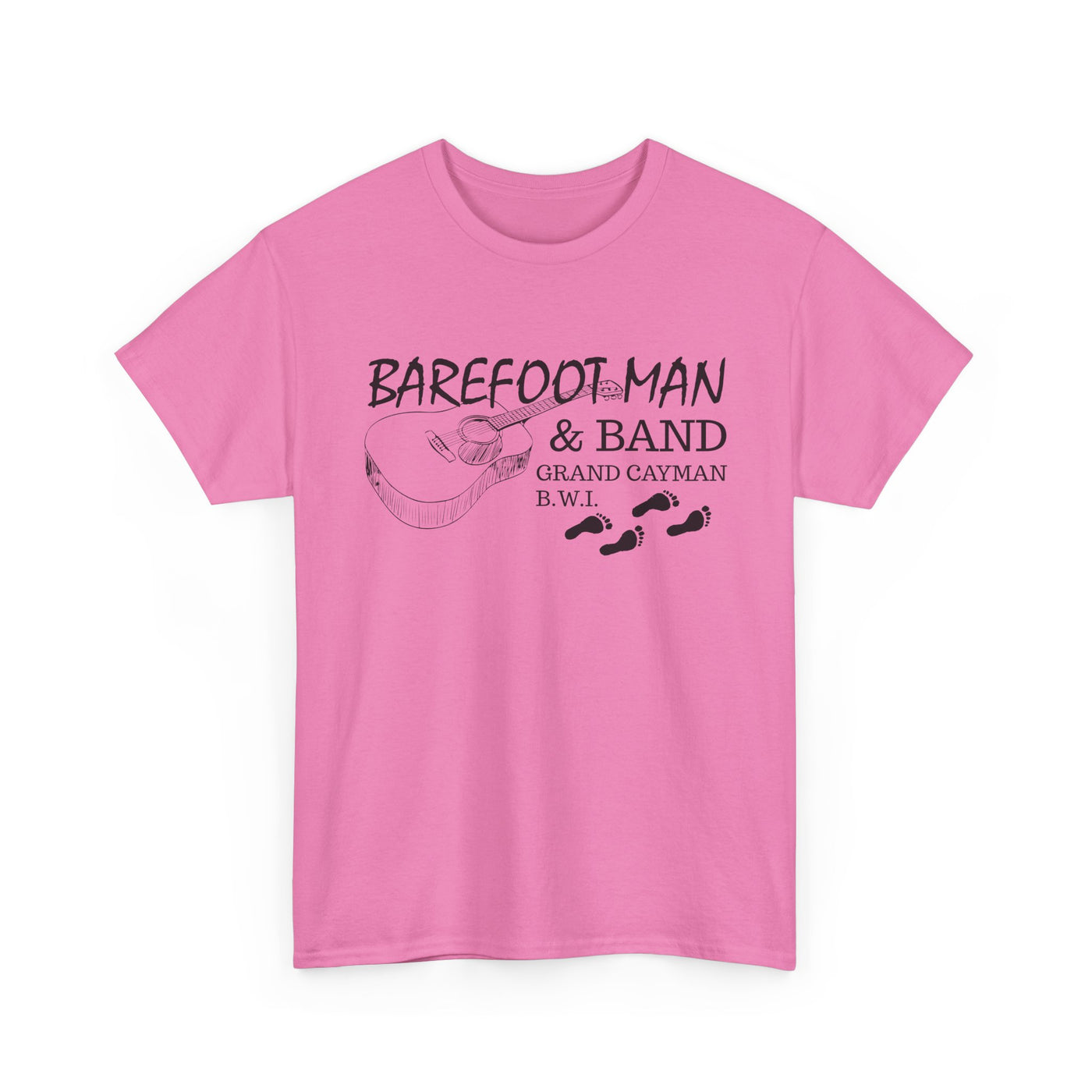 Barefoot Man & Band Retro Unisex Heavy Cotton Tee