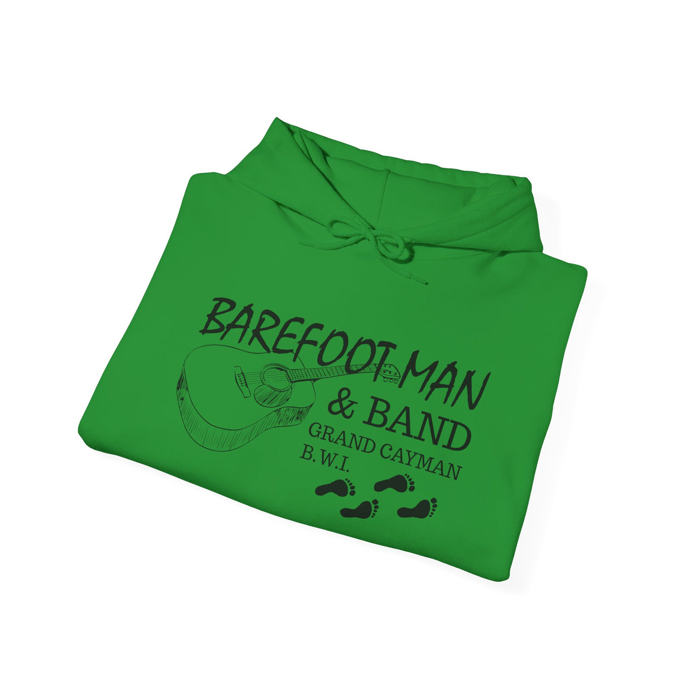 Retro Barefoot Man & Band Unisex Heavy Blend™ Hooded Sweatshirt