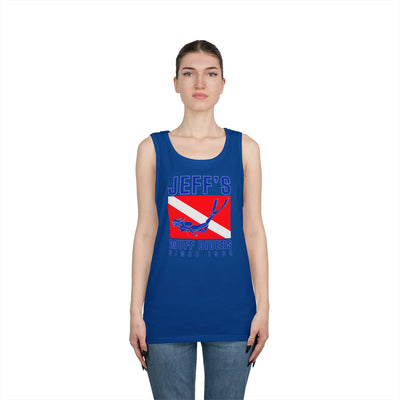 Jeff's Muff Divers Unisex Heavy Cotton Tank