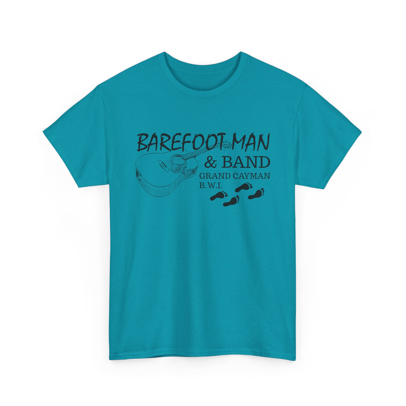 Barefoot Man & Band Retro Unisex Heavy Cotton Tee