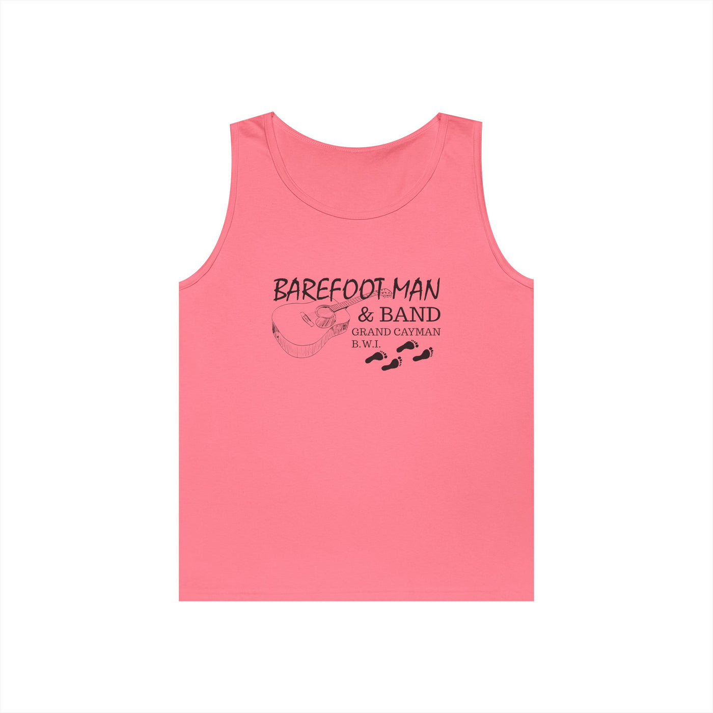 Retro Barefoot Man & Band Unisex Heavy Cotton Tank