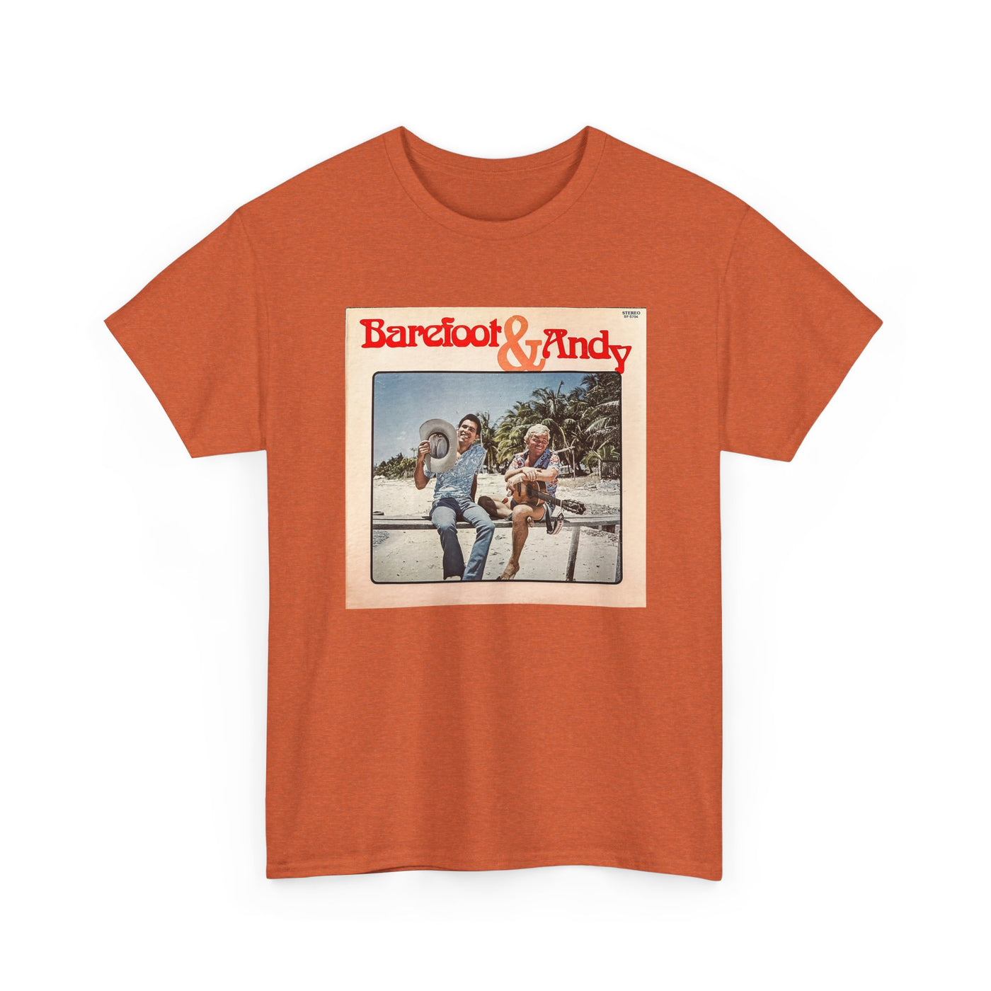Retro Barefoot & Andy Unisex Heavy Cotton Tee