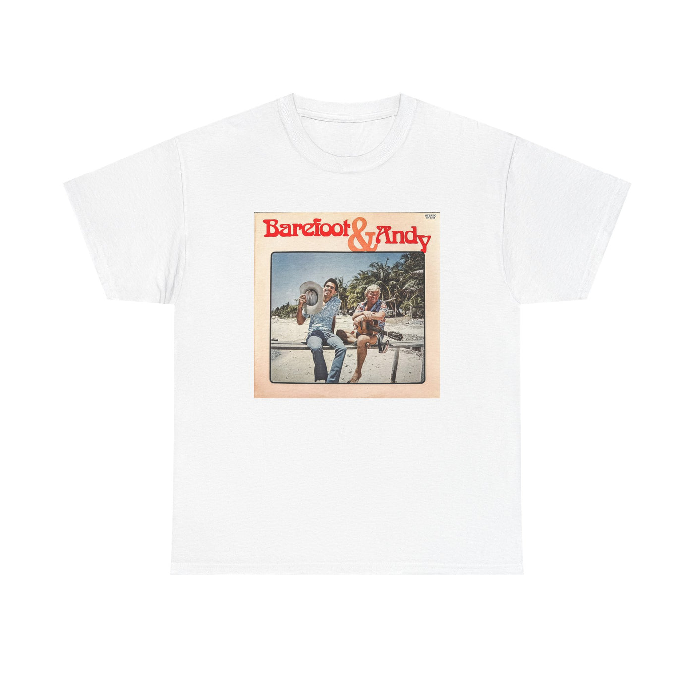 Retro Barefoot & Andy Unisex Heavy Cotton Tee