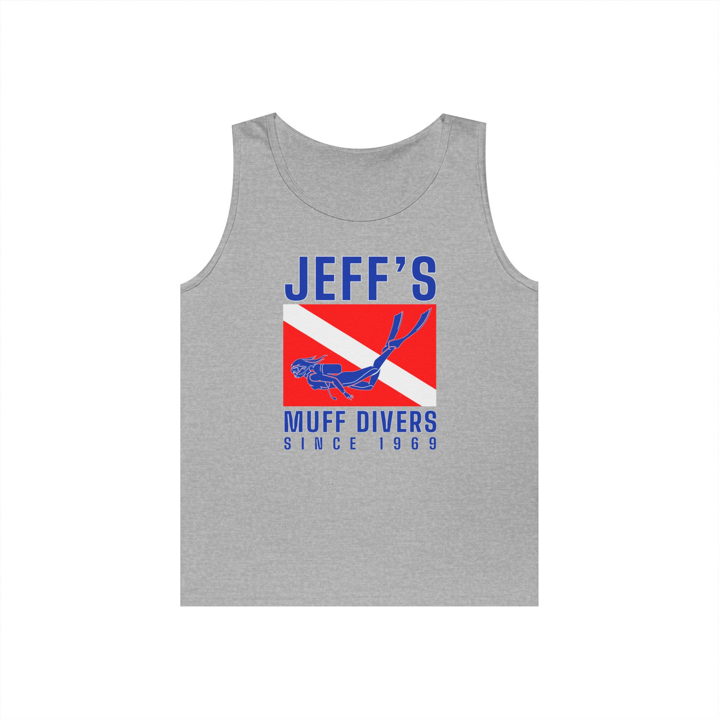 Jeff's Muff Divers Unisex Heavy Cotton Tank
