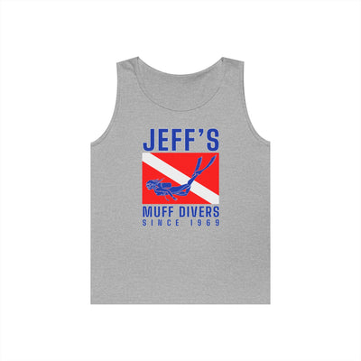 Jeff's Muff Divers Unisex Heavy Cotton Tank