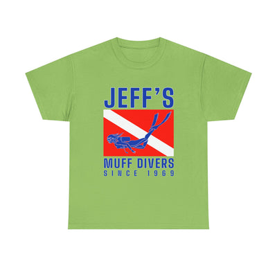 Jeff's Muff Divers Unisex Heavy Cotton Tee