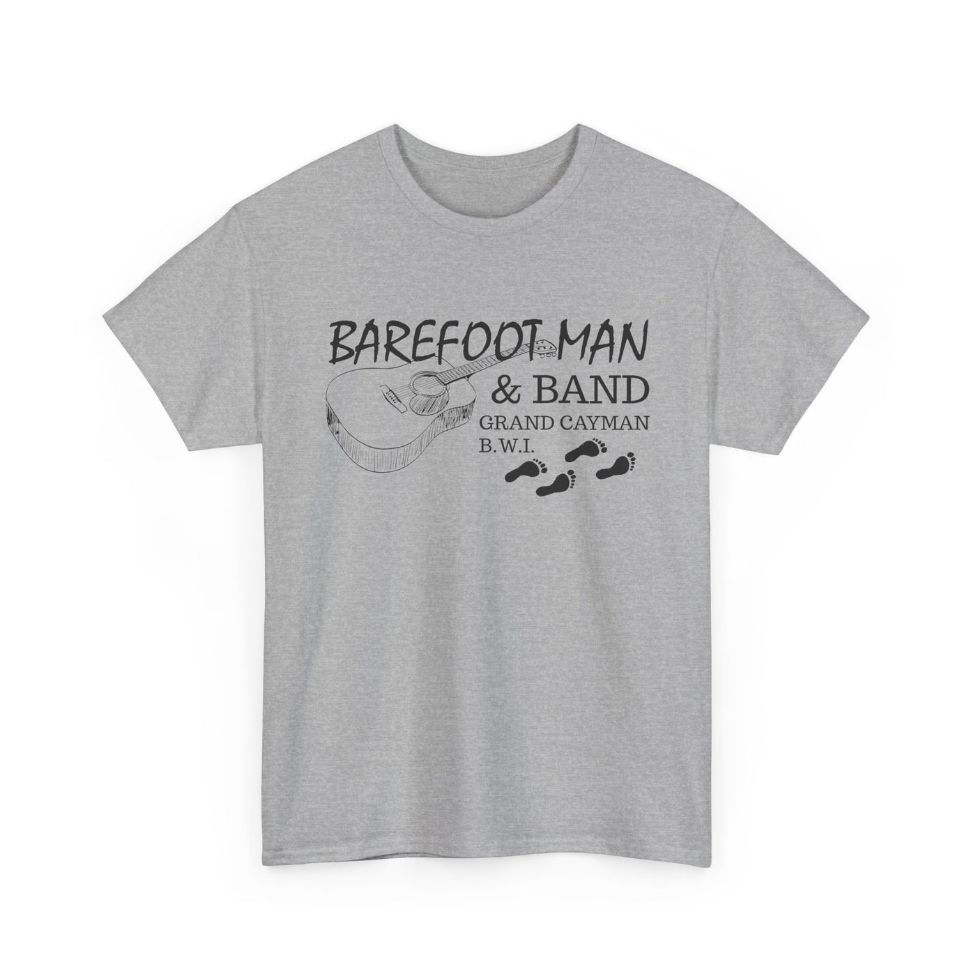 Barefoot Man & Band Retro Unisex Heavy Cotton Tee