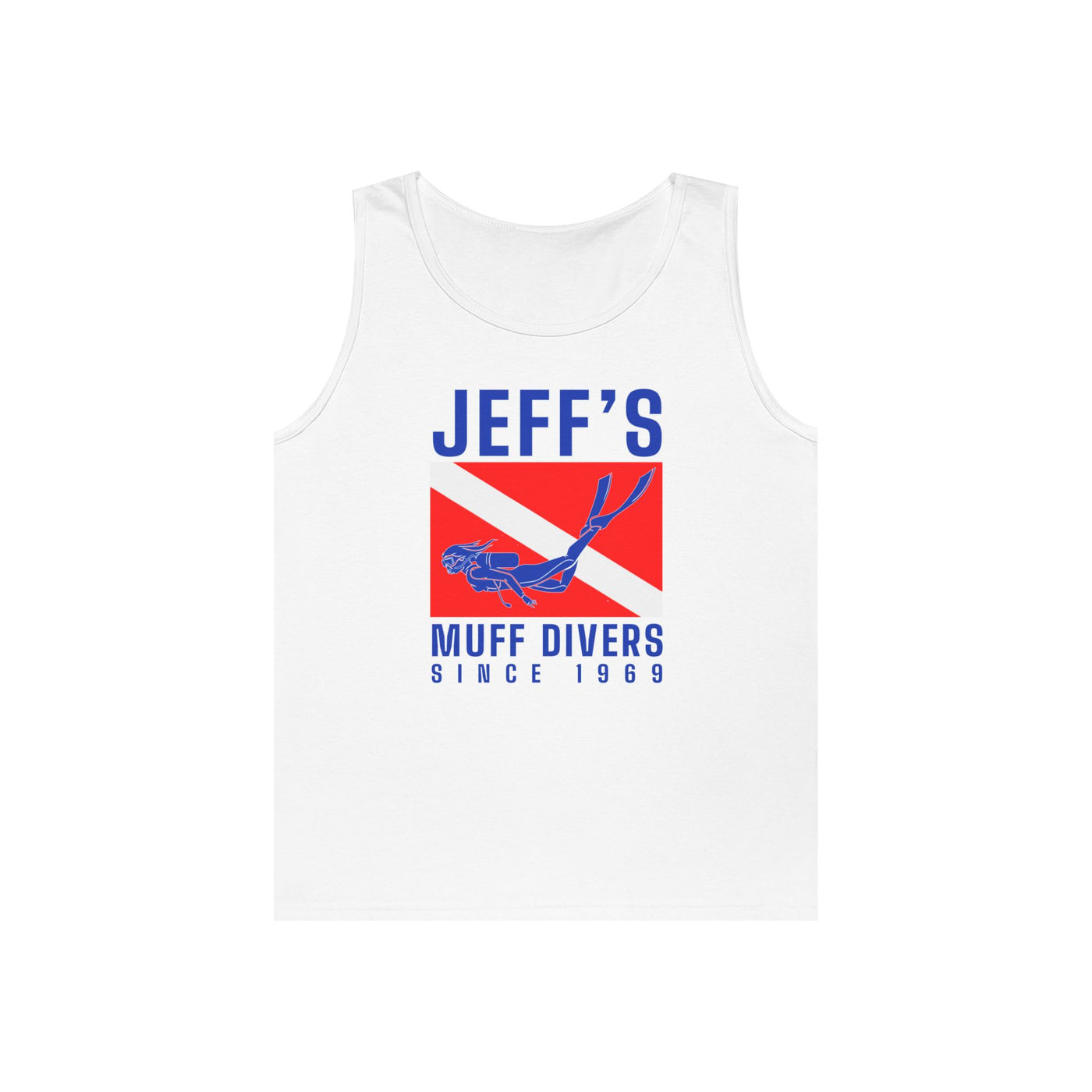 Jeff's Muff Divers Unisex Heavy Cotton Tank