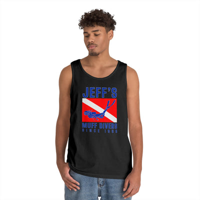 Jeff's Muff Divers Unisex Heavy Cotton Tank