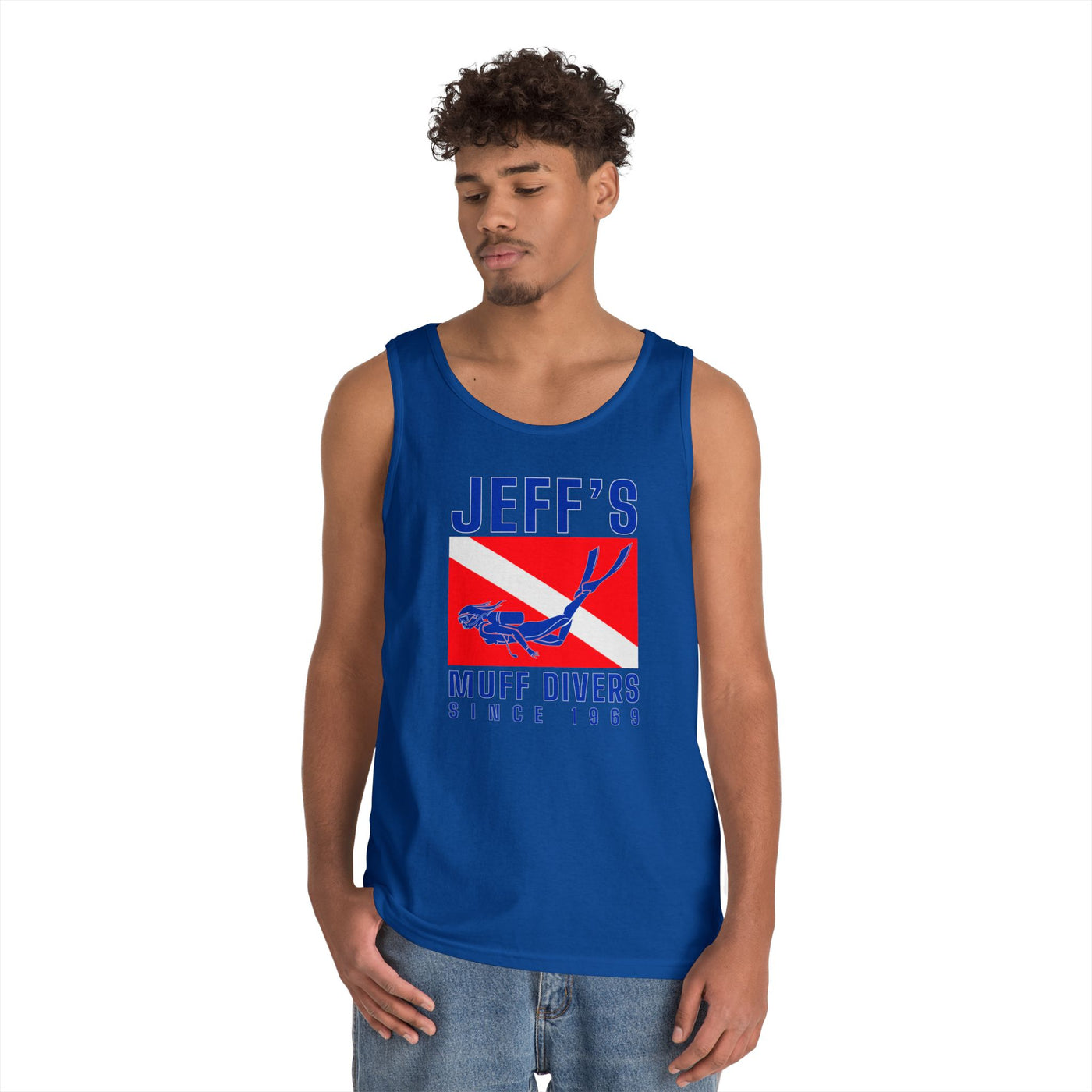 Jeff's Muff Divers Unisex Heavy Cotton Tank