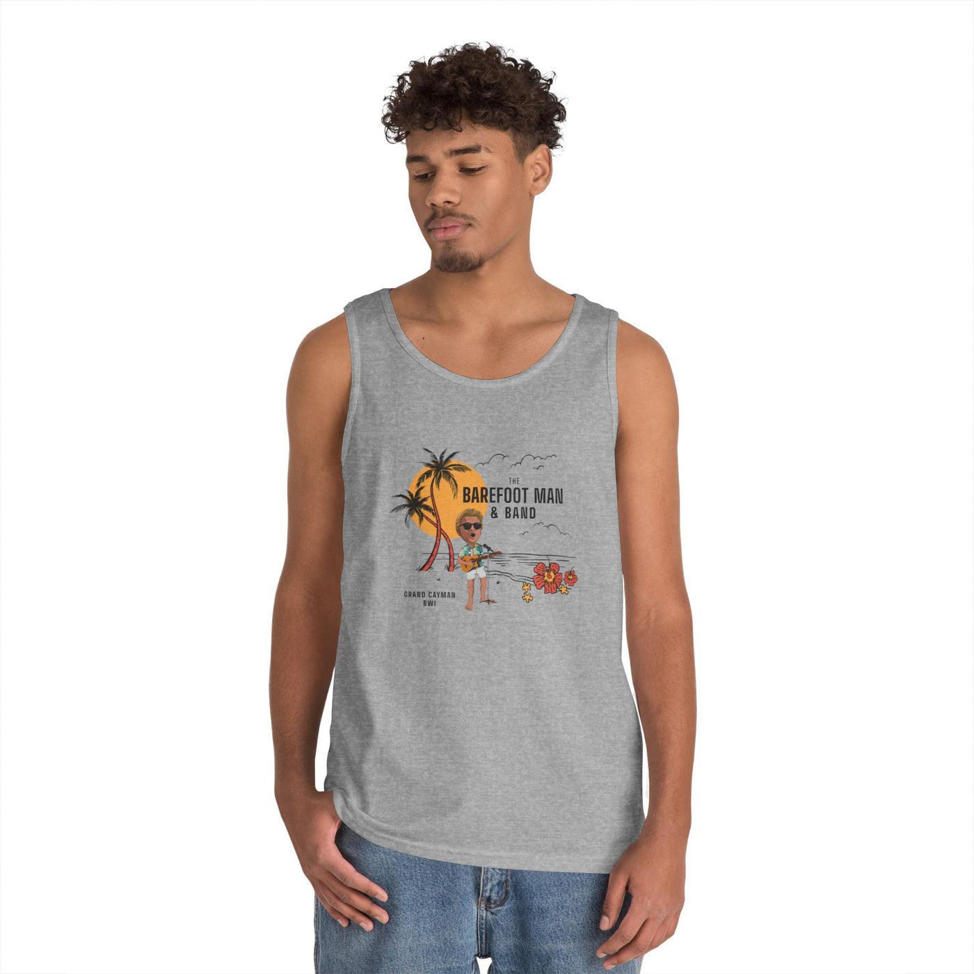 Barefoot Man & Band Unisex Heavy Cotton Tank