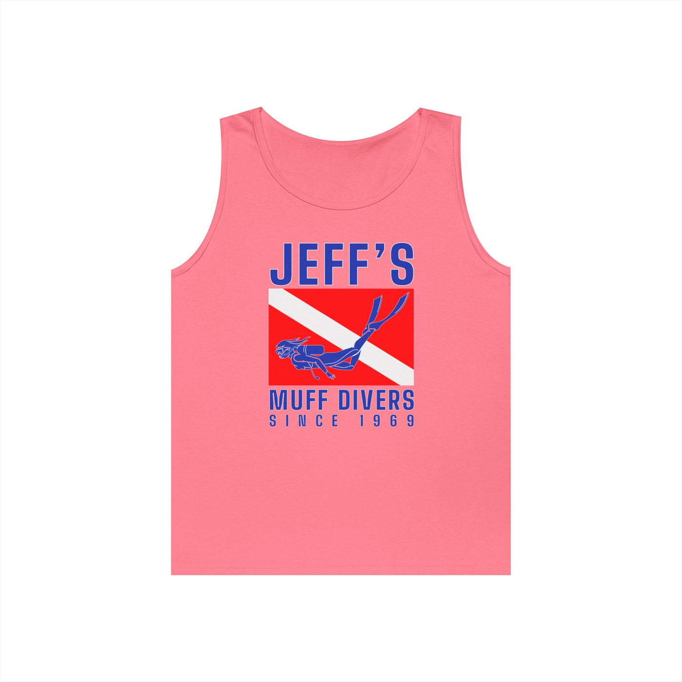Jeff's Muff Divers Unisex Heavy Cotton Tank
