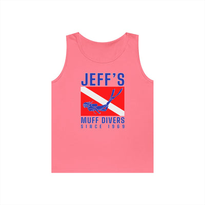 Jeff's Muff Divers Unisex Heavy Cotton Tank