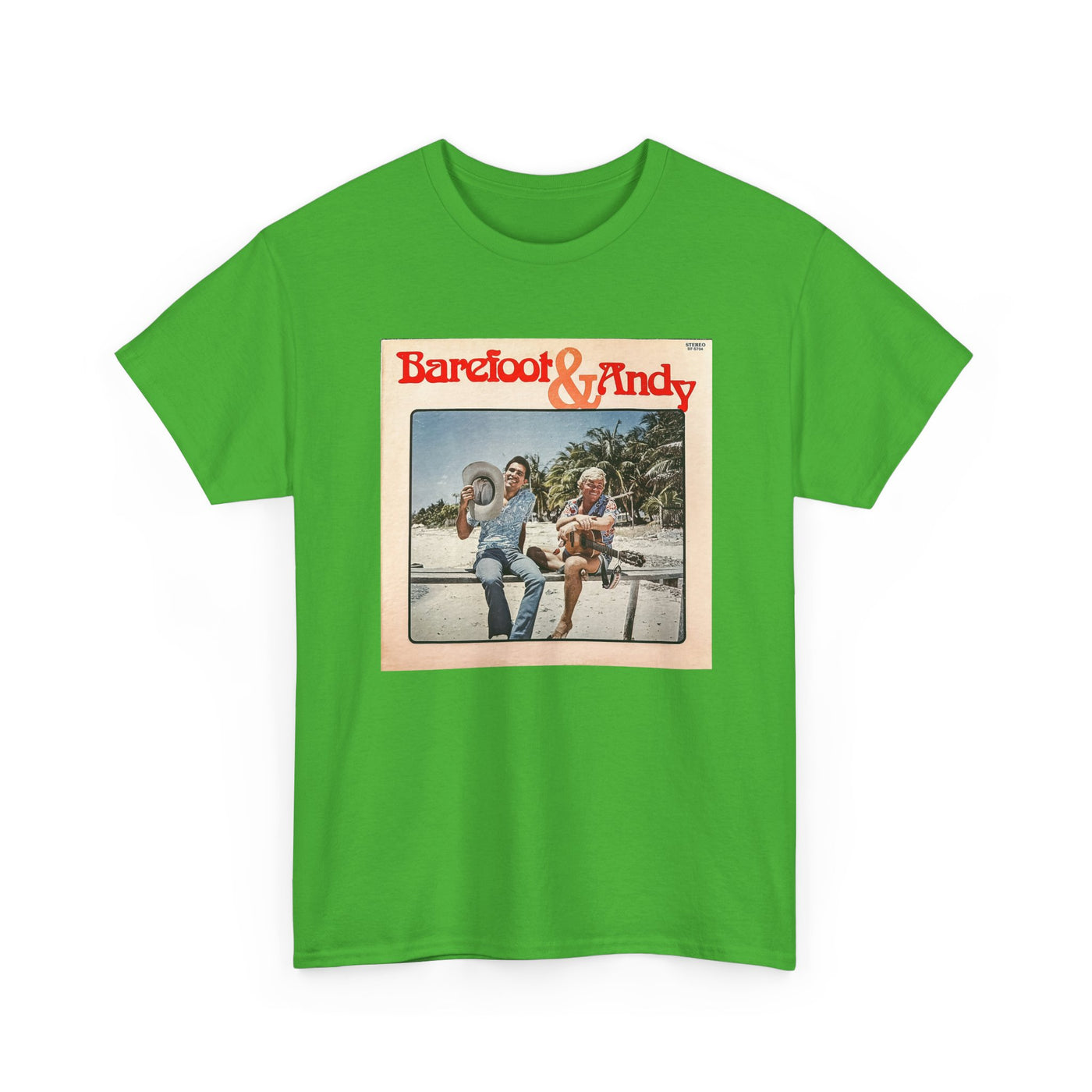 Retro Barefoot & Andy Unisex Heavy Cotton Tee