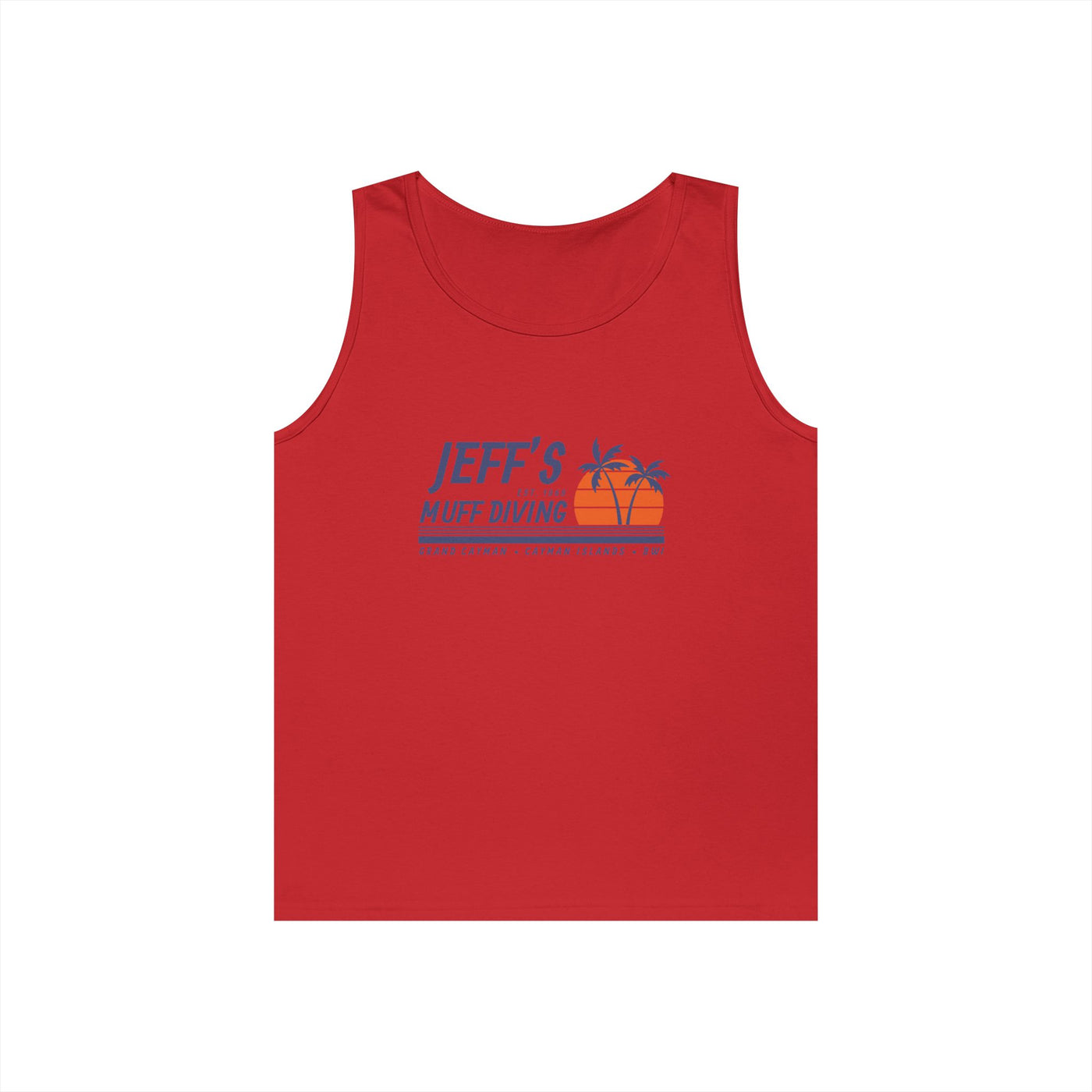 Jeff's Sunset Unisex Heavy Cotton Tank