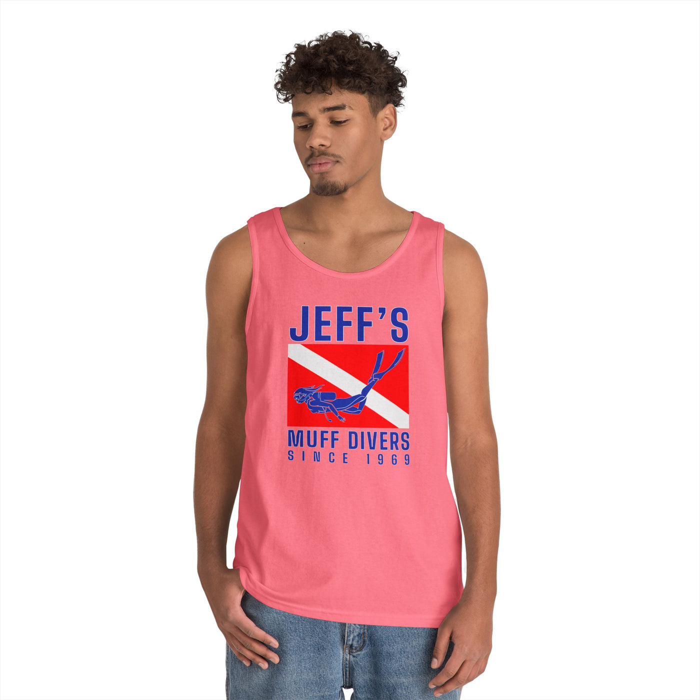 Jeff's Muff Divers Unisex Heavy Cotton Tank