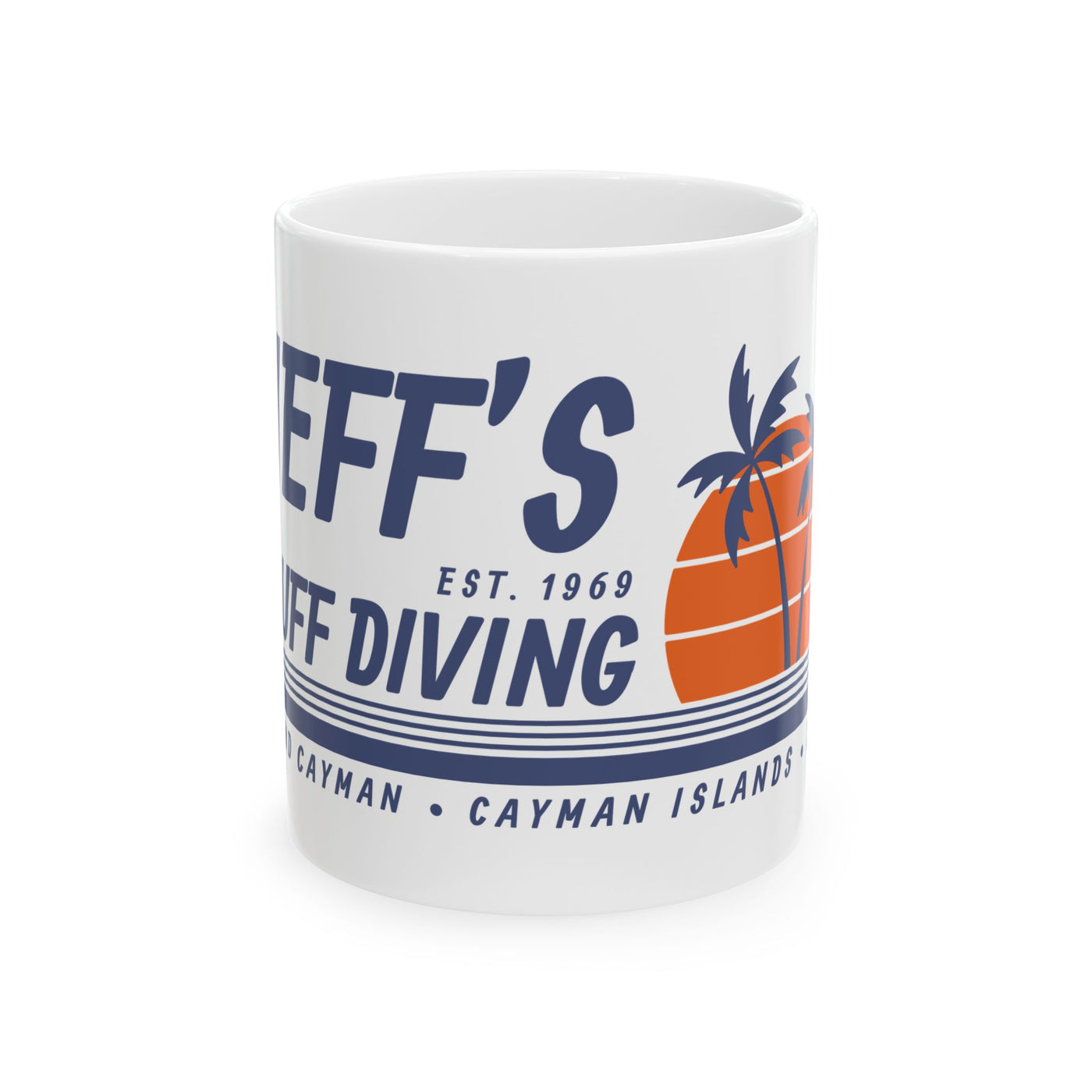 Jeff's Sunset Ceramic Mug - Jeff's Dive Shop - 11oz & 15oz Options