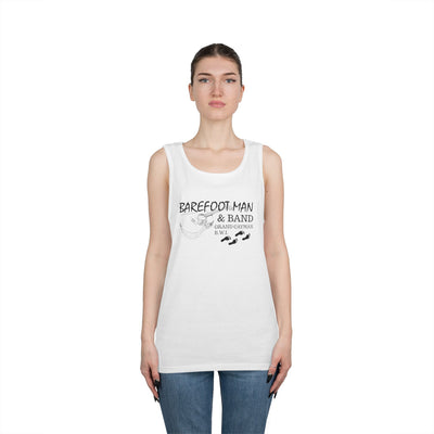 Retro Barefoot Man & Band Unisex Heavy Cotton Tank