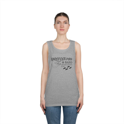 Retro Barefoot Man & Band Unisex Heavy Cotton Tank