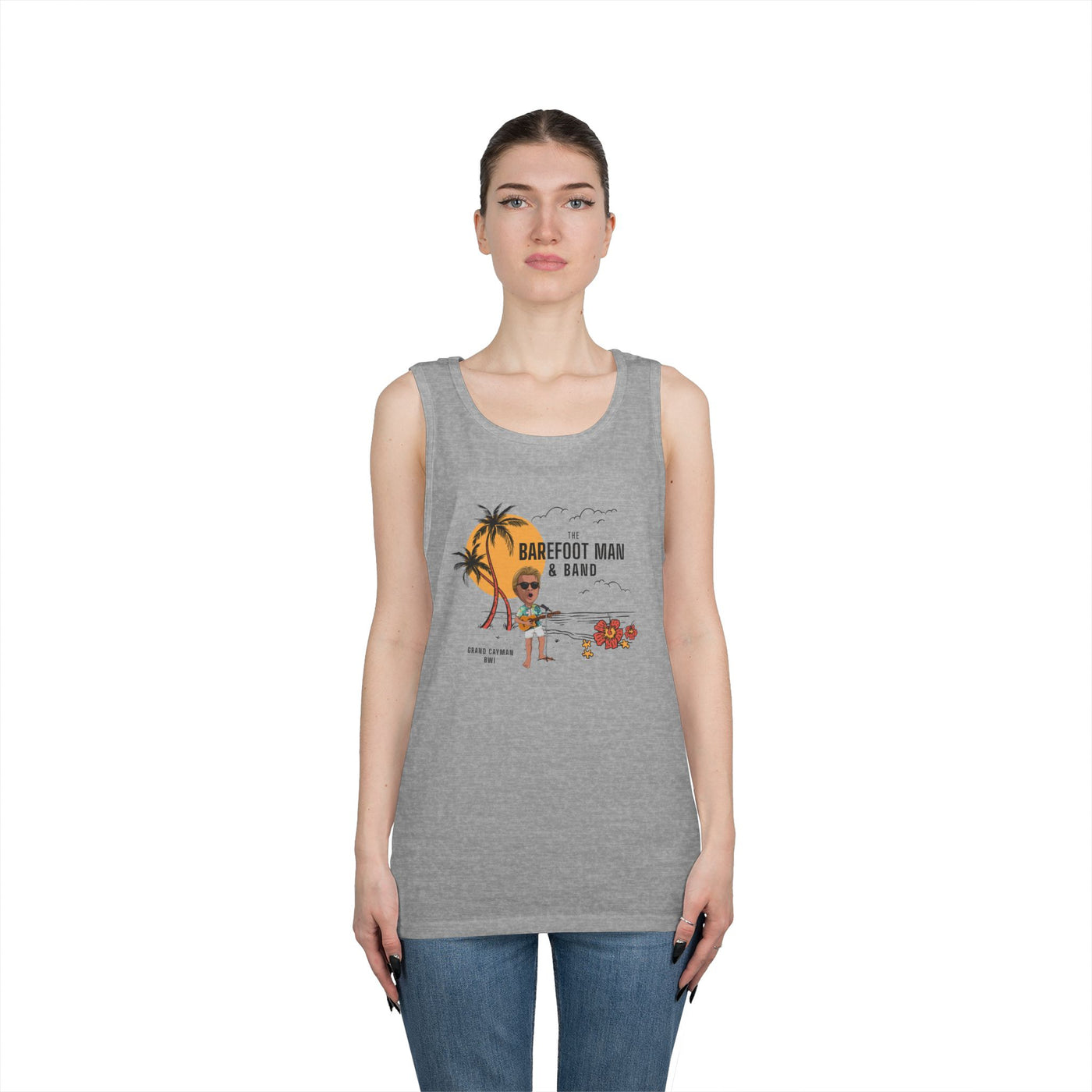 Barefoot Man & Band Unisex Heavy Cotton Tank