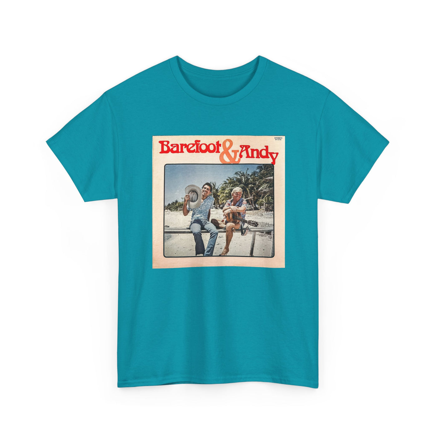 Retro Barefoot & Andy Unisex Heavy Cotton Tee