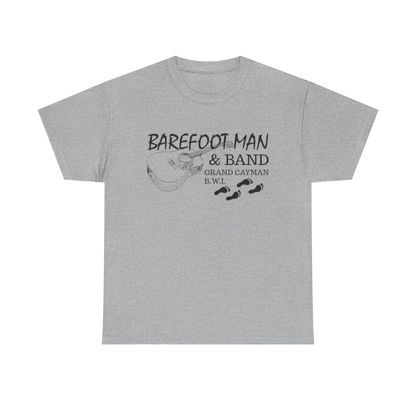 Barefoot Man & Band Retro Unisex Heavy Cotton Tee