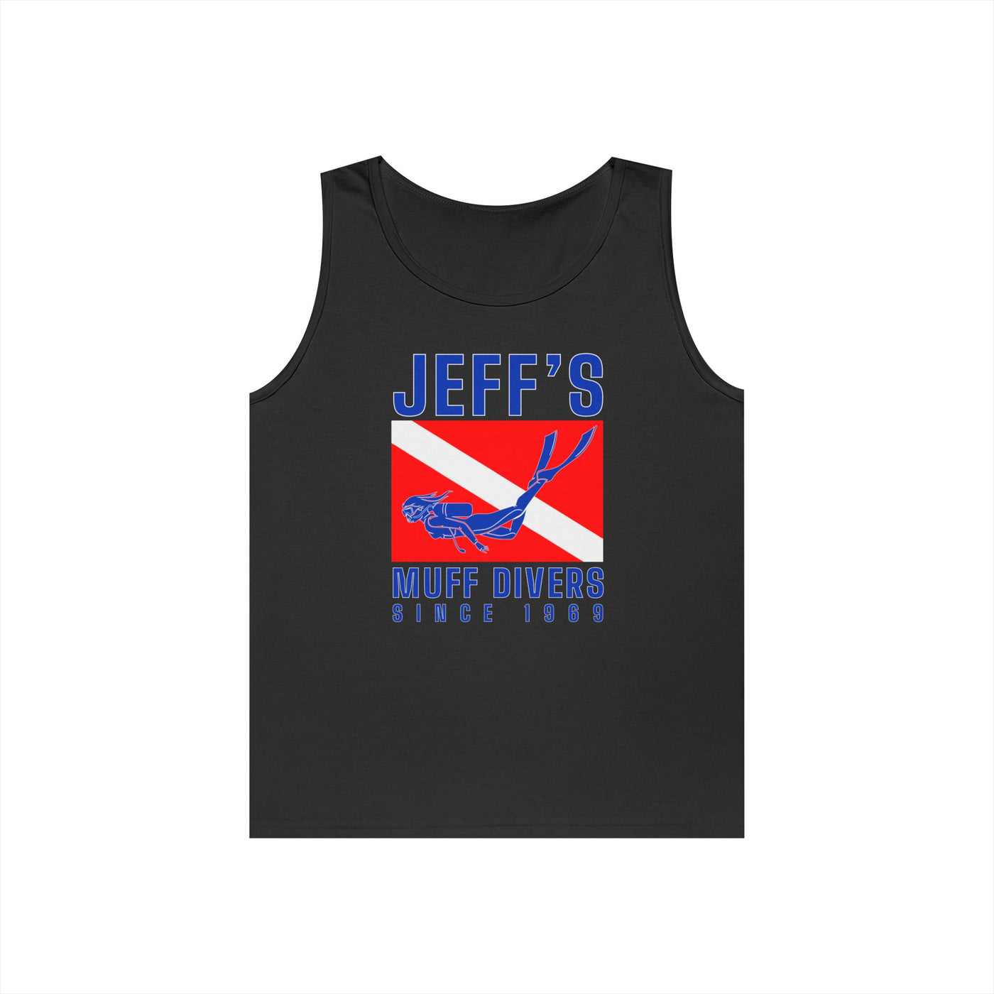 Jeff's Muff Divers Unisex Heavy Cotton Tank
