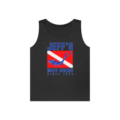 Jeff's Muff Divers Unisex Heavy Cotton Tank