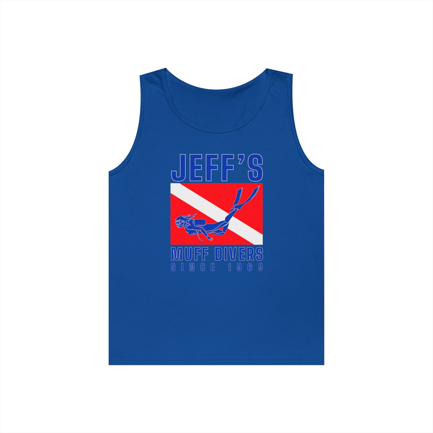 Jeff's Muff Divers Unisex Heavy Cotton Tank