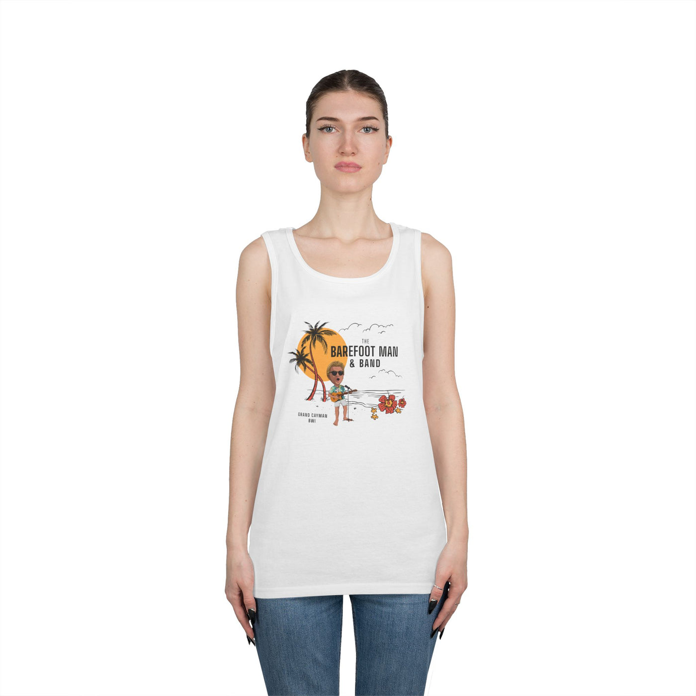 Barefoot Man & Band Unisex Heavy Cotton Tank