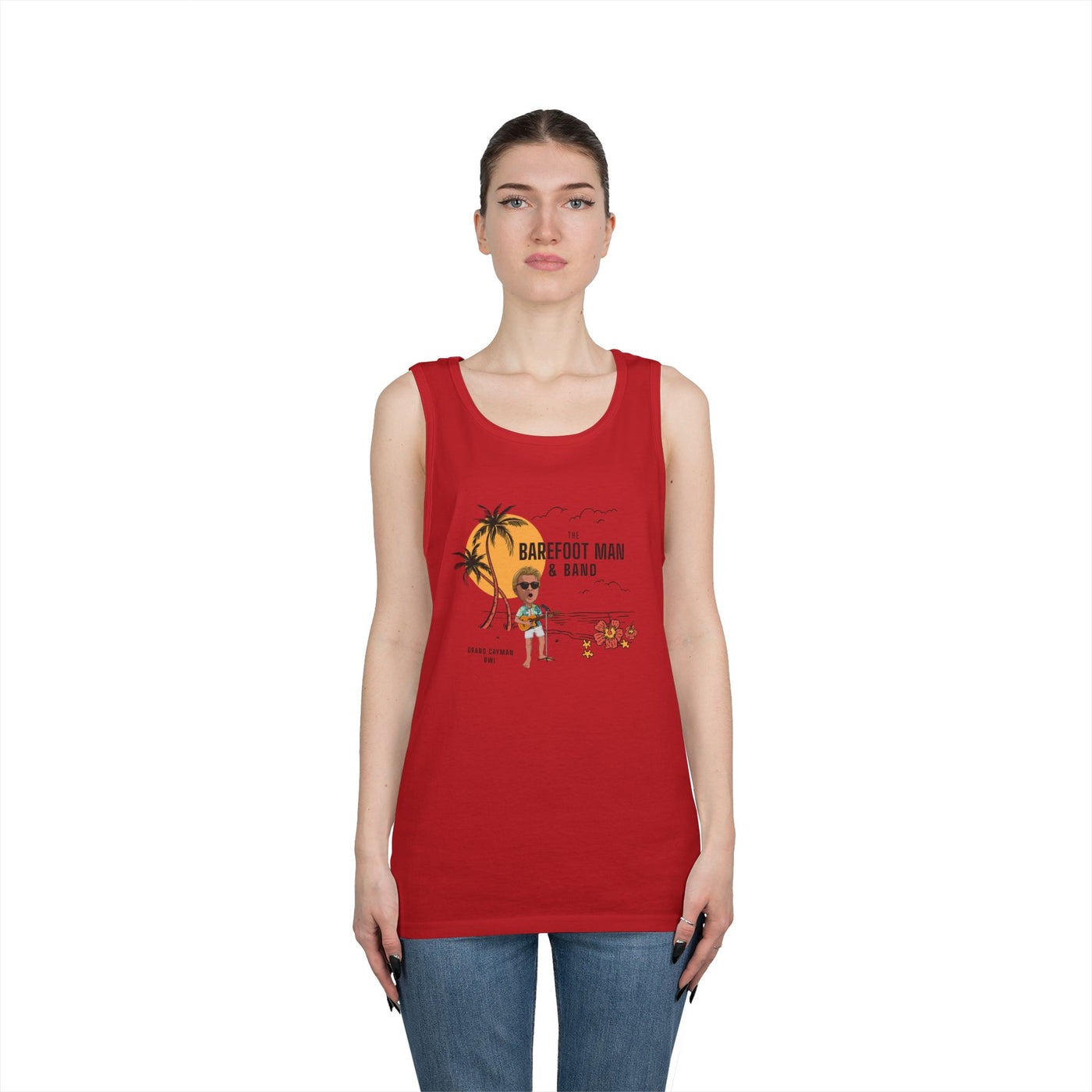 Barefoot Man & Band Unisex Heavy Cotton Tank