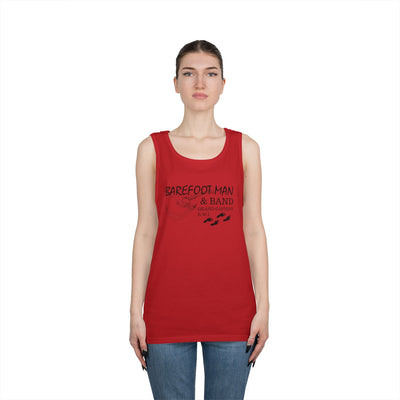 Retro Barefoot Man & Band Unisex Heavy Cotton Tank