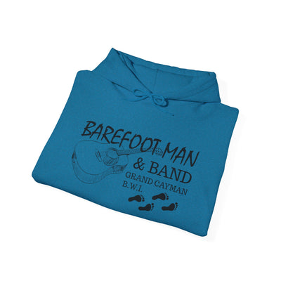Retro Barefoot Man & Band Unisex Heavy Blend™ Hooded Sweatshirt