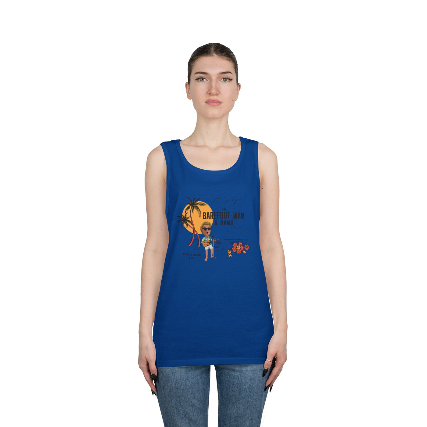 Barefoot Man & Band Unisex Heavy Cotton Tank