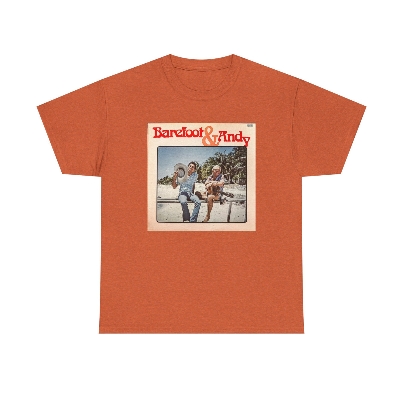 Retro Barefoot & Andy Unisex Heavy Cotton Tee