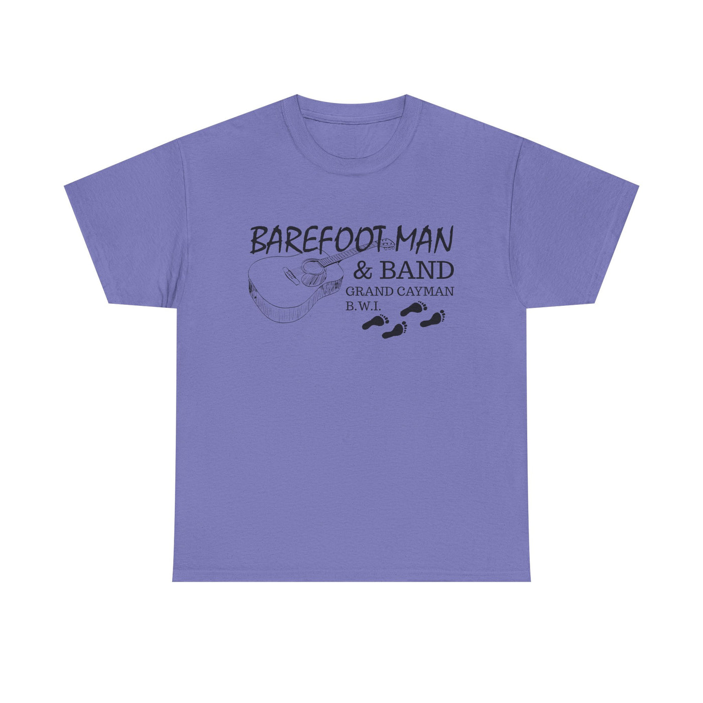 Barefoot Man & Band Retro Unisex Heavy Cotton Tee
