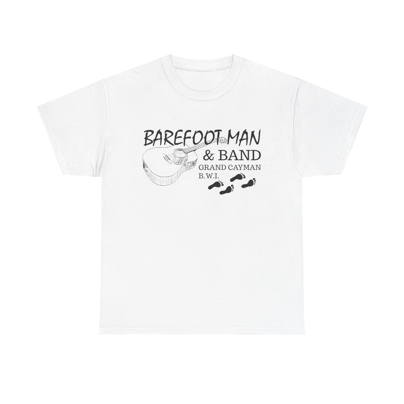 Barefoot Man & Band Retro Unisex Heavy Cotton Tee