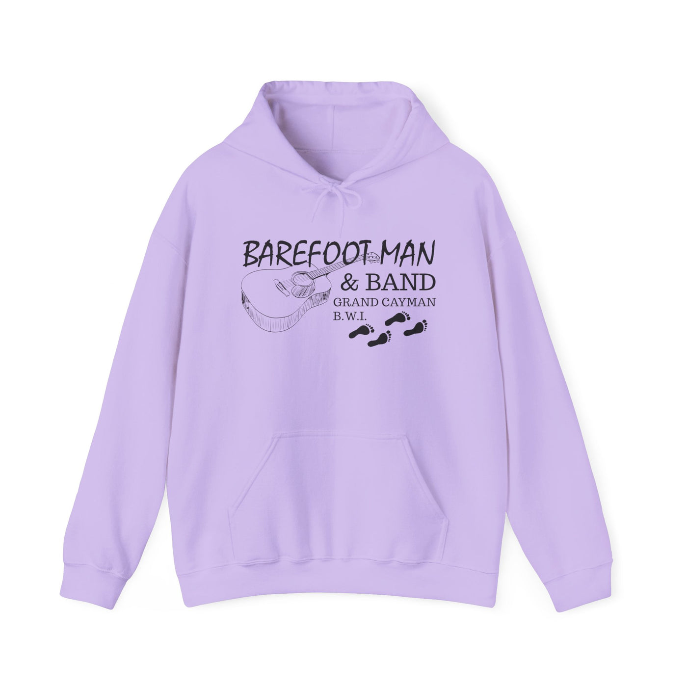Retro Barefoot Man & Band Unisex Heavy Blend™ Hooded Sweatshirt