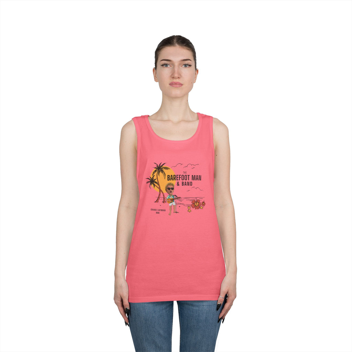 Barefoot Man & Band Unisex Heavy Cotton Tank