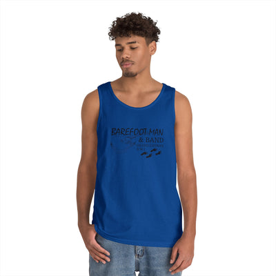 Retro Barefoot Man & Band Unisex Heavy Cotton Tank