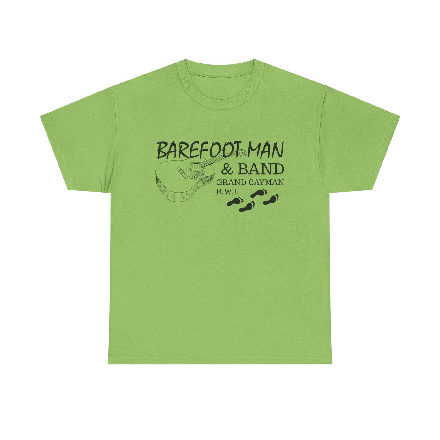 Barefoot Man & Band Retro Unisex Heavy Cotton Tee
