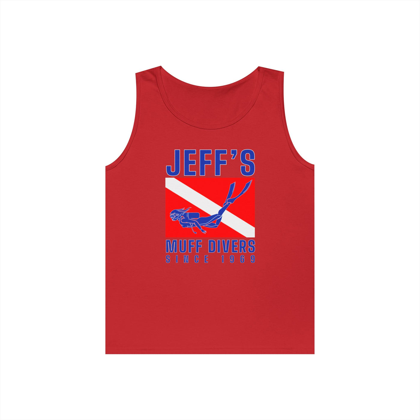 Jeff's Muff Divers Unisex Heavy Cotton Tank