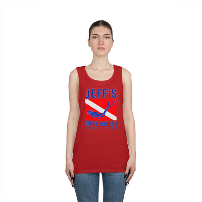 Jeff's Muff Divers Unisex Heavy Cotton Tank