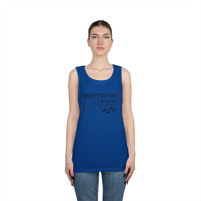 Retro Barefoot Man & Band Unisex Heavy Cotton Tank