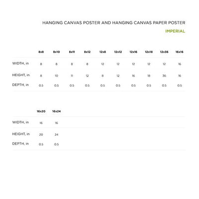 Great Guana Cay Rugby Club Hanging Canvas Poster Teak