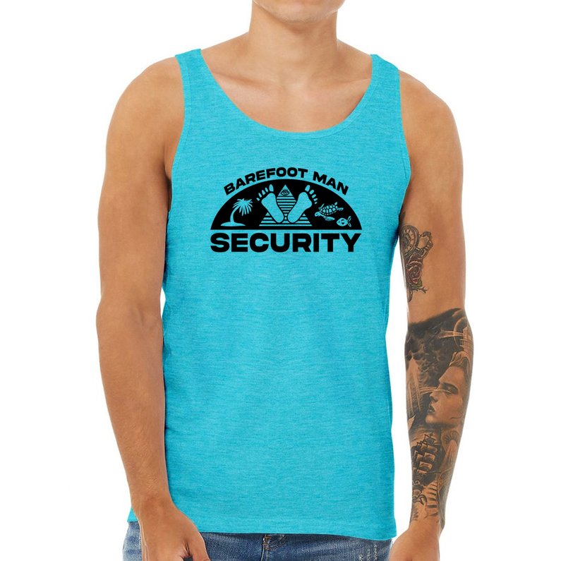 Barefoot Security Unisex Jersey Tank